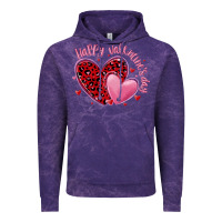 Cloud Purple happy valentine's day hearts Vintage Hoodie - MaliasSmallBusiness