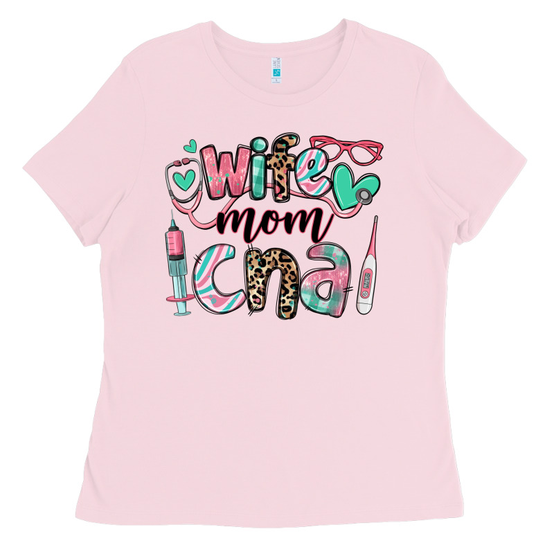 Wife Mom Cna Certified Nursing Assistant Ladies Tee by RanaPortraitStore | Teevron