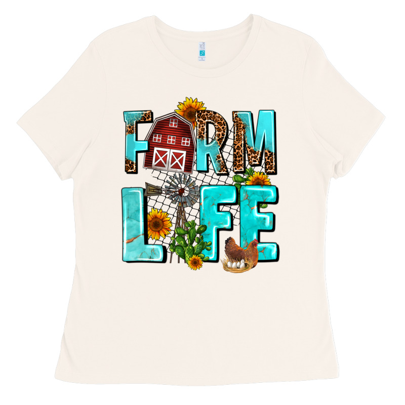 Farm Life Ladies Tee by AdoDesignShop | Teevron
