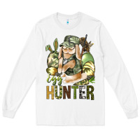 White Egg Hunter Long Sleeve Tee - BundleAndBundleShop