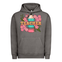 Pigment Tornado teacher floral pencil Urban Hoodie - BundleAndBundleShop