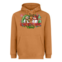 Meerkat christmas crew polar bear reindeer and snowman Heavyweight Hoodie - CowGirlArtShop
