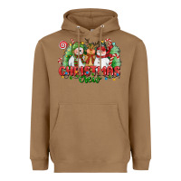 Toasted Coconut christmas crew polar bear reindeer and snowman Heavyweight Hoodie - CowGirlArtShop