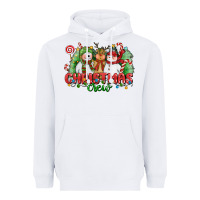 White christmas crew polar bear reindeer and snowman Heavyweight Hoodie - CowGirlArtShop