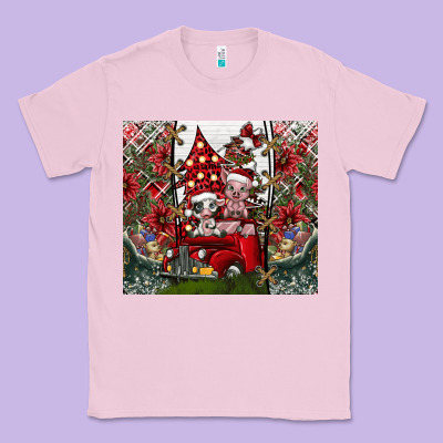 Merry Christmas Classic Tee Designed By Cowhidedigitalart