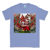 Colony Blue merry Christmas Classic Tee - CowhideDigitalArt