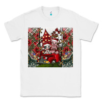 White merry Christmas Classic Tee - CowhideDigitalArt
