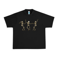 Black dancing skeletons Urban Heavy Tee - MaliasSmallBusiness