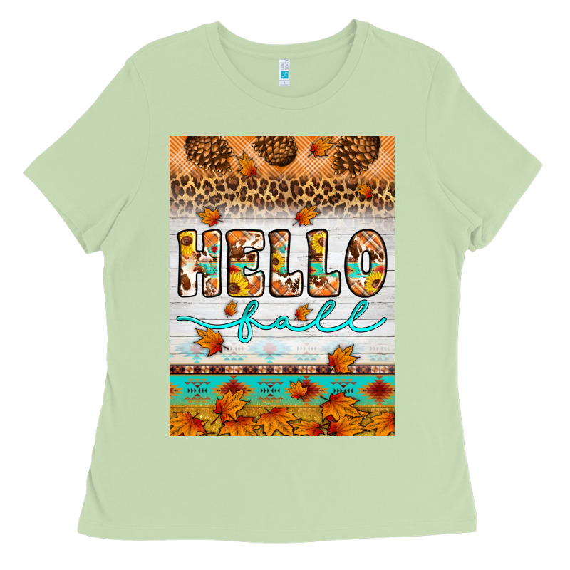 Hello Fall Ladies Tee by Artiststas | Teevron