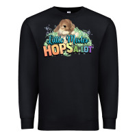 Black Little mister hops a lot Easter day Premium Sweatshirt - HowdyJamesFarm