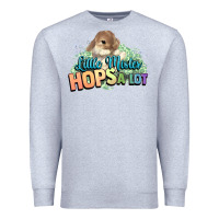 Heather Grey Little mister hops a lot Easter day Premium Sweatshirt - HowdyJamesFarm