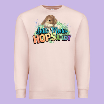 Little Mister Hops A Lot Easter Day Premium Sweatshirt Designed By Howdyjamesfarm