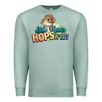 Seafoam Little mister hops a lot Easter day Premium Sweatshirt - HowdyJamesFarm