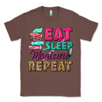 Chestnut eat sleep manicure repeat Classic Tee - NancyCooperArtShop