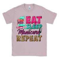 Lilac eat sleep manicure repeat Classic Tee - NancyCooperArtShop
