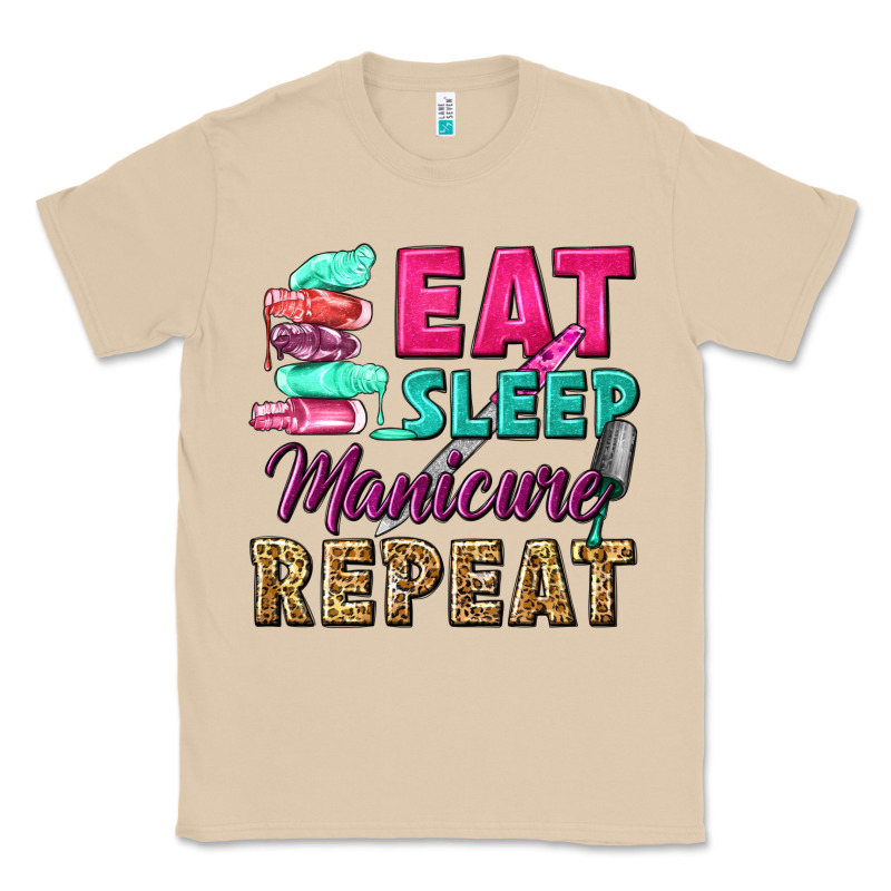 Eat Sleep Manicure Repeat Classic Tee by NancyCooperArtShop | Teevron