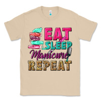 Mushroom eat sleep manicure repeat Classic Tee - NancyCooperArtShop