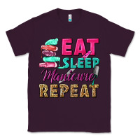 Plum eat sleep manicure repeat Classic Tee - NancyCooperArtShop