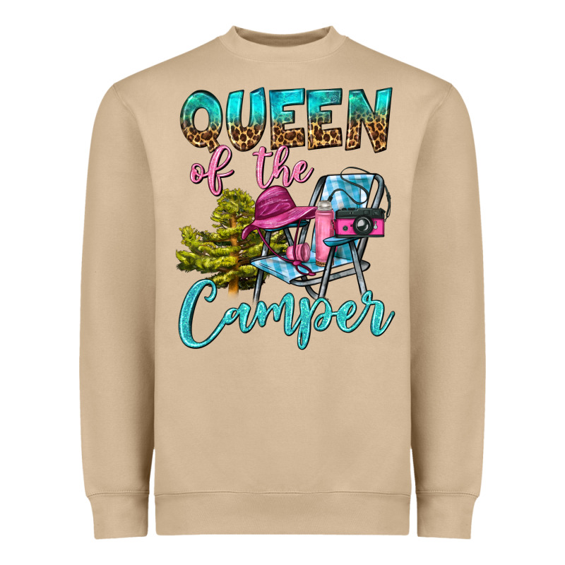 Queen Of The Camper Heavyweight Sweatshirt by BundleAndBundleShop | Teevron