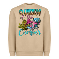 Mushroom Queen Of The Camper Heavyweight Sweatshirt - BundleAndBundleShop