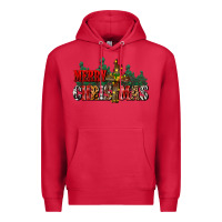 Cardinal merry christmas  cross Premium Hoodie - CowGirlArtShop