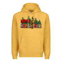 Mustard merry christmas  cross Premium Hoodie - CowGirlArtShop