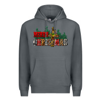 Rock merry christmas  cross Premium Hoodie - CowGirlArtShop