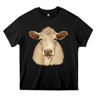 Black charolais Heavy Core Tee - JahusDesignShop