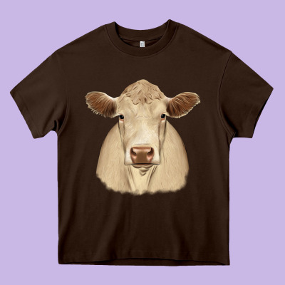 Charolais Heavy Core Tee Designed By Jahusdesignshop