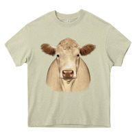 Mossy charolais Heavy Core Tee - JahusDesignShop