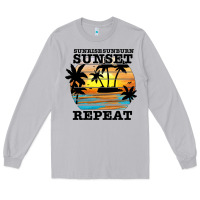 Moon Dust sunrise sunburn sunset repeat Long Sleeve Tee - JahusDesignShop