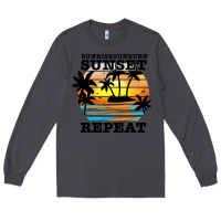 Smoke sunrise sunburn sunset repeat Long Sleeve Tee - JahusDesignShop