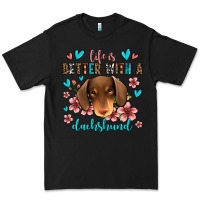 Black life is better with a dachshund Premium Tee - Jasminsmagicworld