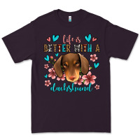 Plum life is better with a dachshund Premium Tee - Jasminsmagicworld