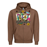 Chestnut Western Pet Groomer Zipper Hoodie - texasbilliewilder