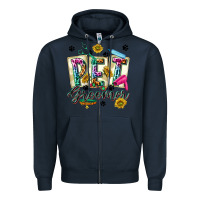 Navy Western Pet Groomer Zipper Hoodie - texasbilliewilder