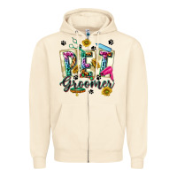Sandshell Western Pet Groomer Zipper Hoodie - texasbilliewilder