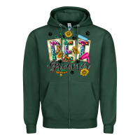 Sports Green Western Pet Groomer Zipper Hoodie - texasbilliewilder