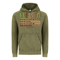 Vintage Olive retro blessed redeemed quotes Vintage Hoodie - MaliasSmallBusiness