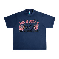 Navy this is just a chapter not the whole story Urban Heavy Tee - MaliasSmallBusiness