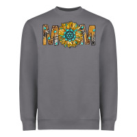 Storm Western Mom With Gemstone And Sunflower Heavyweight Sweatshirt - BundleAndBundleShop