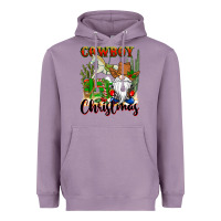 Lavender cowboy christmas gnome Heavyweight Hoodie - CowGirlArtShop
