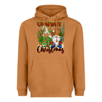 Meerkat cowboy christmas gnome Heavyweight Hoodie - CowGirlArtShop