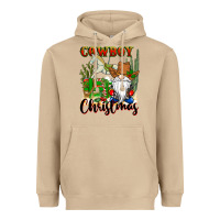 Mushroom cowboy christmas gnome Heavyweight Hoodie - CowGirlArtShop