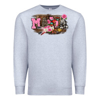 Heather Grey Mother's Day mama Premium Sweatshirt - CowGirlArtShop