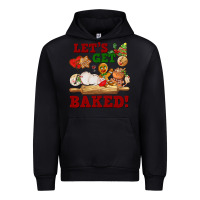 Foreset Green let's get baked Urban Hoodie - FaDigitalArtStudio