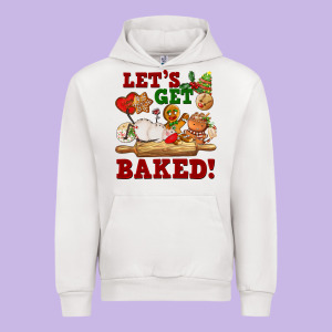 Let's Get Baked Urban Hoodie Designed By Fadigitalartstudio