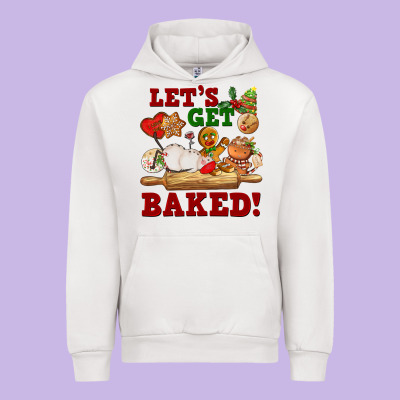 Let's Get Baked Urban Hoodie Designed By Fadigitalartstudio