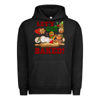 Pigment Black let's get baked Urban Hoodie - FaDigitalArtStudio