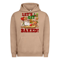 Pigment Burro let's get baked Urban Hoodie - FaDigitalArtStudio
